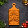Planche bois “Un jour, je ferai pleurer les oignons ! ” | Cadeau apéro | AuxSouhaits