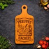 Planche bois “Preuves hachées !” | Cadeau apéro | AuxSouhaits