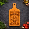 Planche bois “Pas de chichis dans ma cuisine !” | Cadeau apéro | AuxSouhaits