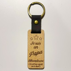 AuxSouhaits - Porte-clés - Je suis un papa extraordinaire