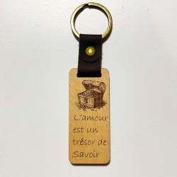 AuxSouhaits - Porte-clés - L'amour est un trésor de savoir