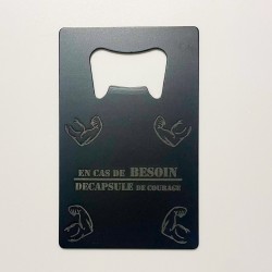 Aux Souhaits - Décapsuleur carte - En cas de besoin