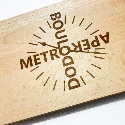 AuxSouhaits - Planche à découper - Metro boulo apéro dodo