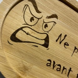 AuxSouhaits - Plateau café - Ne pas me déranger avant mon café