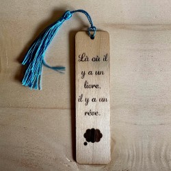 AuxSouhaits - Marque-page - Là où il y a un livre