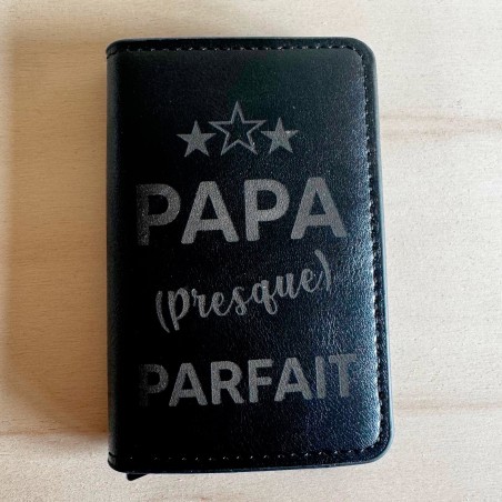 AuxSouhaits - Porte-cartes : Papa presque parfait