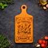 Planche bois “Ici, les légumes n’ont aucune chance ! ” | Cadeau apéro | AuxSouhaits