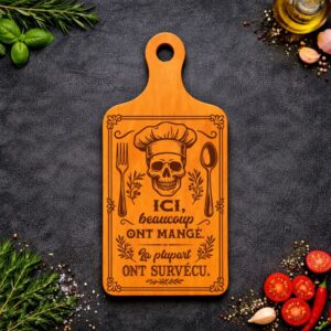 Planche à découper : Ici, beaucoup ont mangé… la plupart ont survécu !